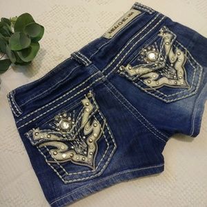 Miss Chic Denim Shorts Small